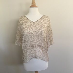 Forever 21 Chiffon Floral Pattern Blouse